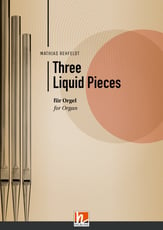 Three Liquid Pieces Organ sheet music cover